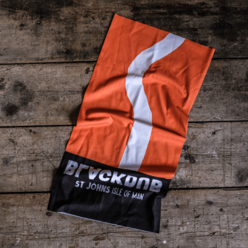 Black Dub, Isle of Man Road Sign Motorcycle Bandana