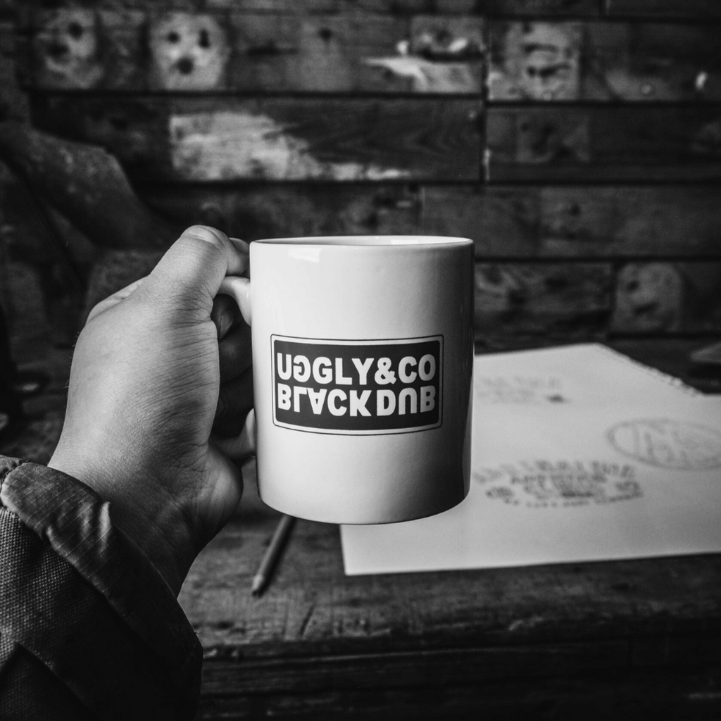 BD x UG Black Mug
