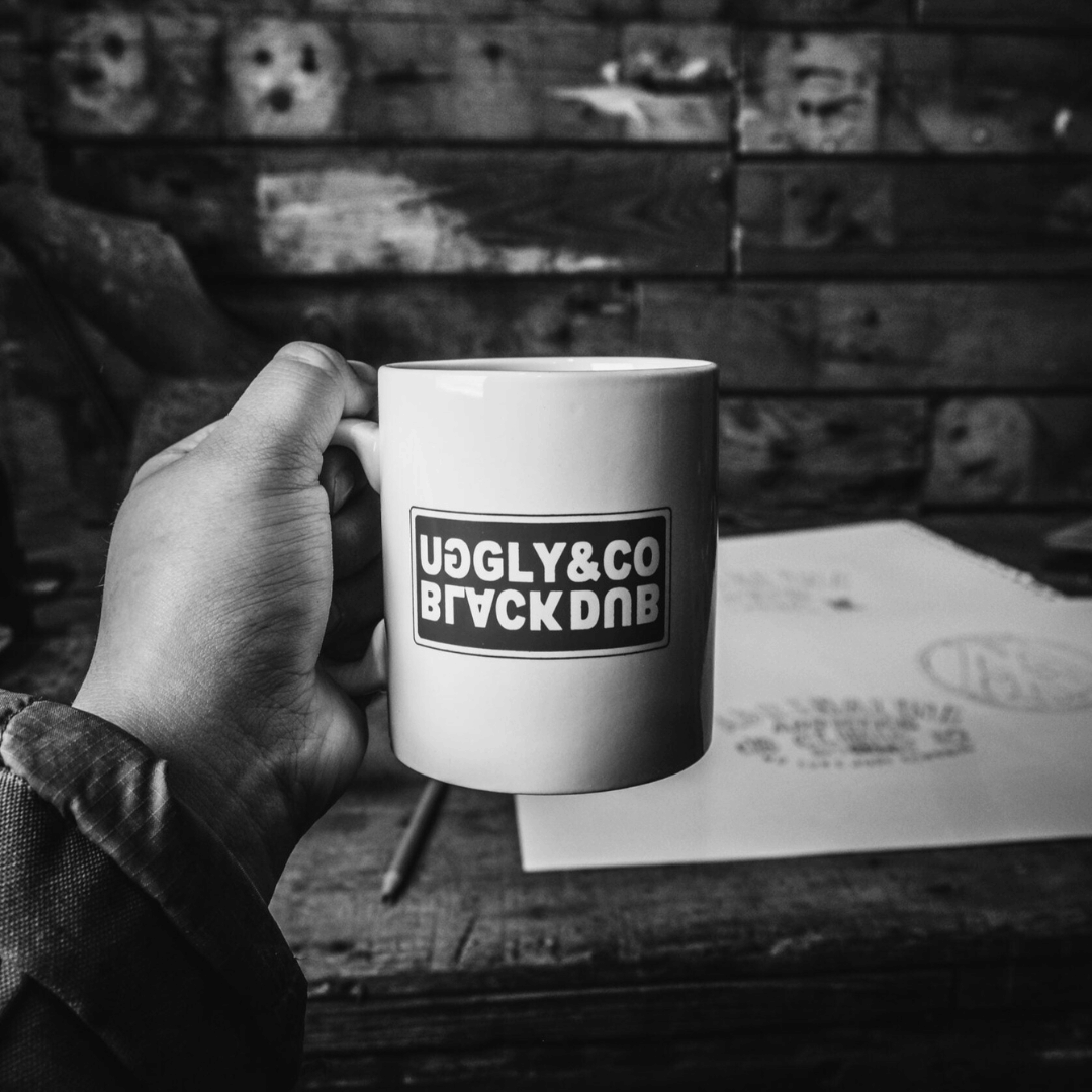 BD x UG Black Mug